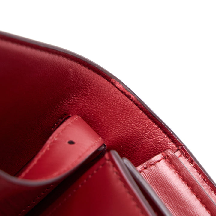 Top Quality Celine Small Classic Box Bag Calfskin Red