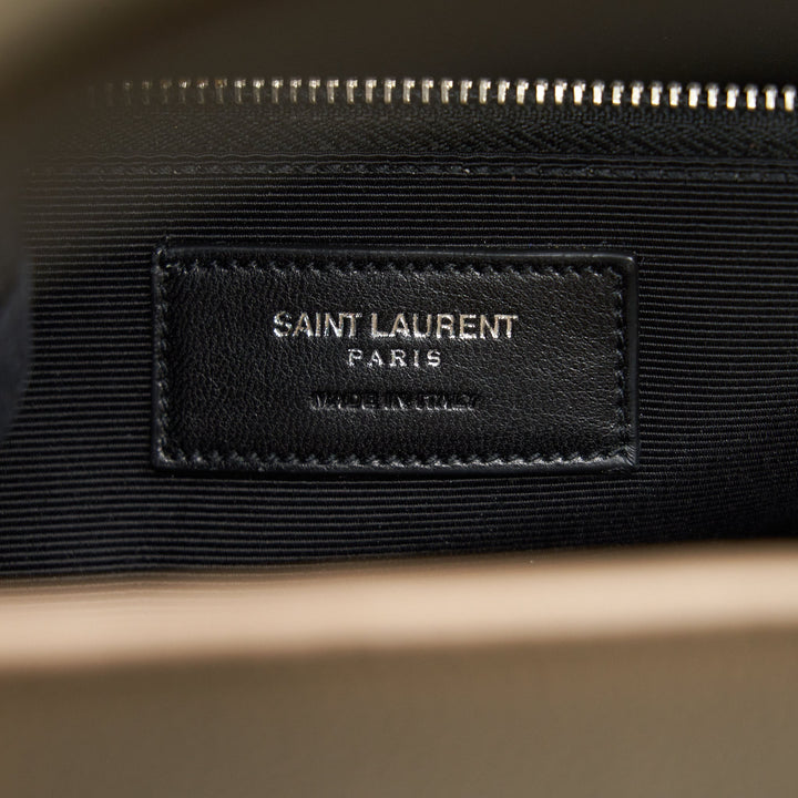 Saint Laurent Sac De Jour Tote Bag Beige SHW