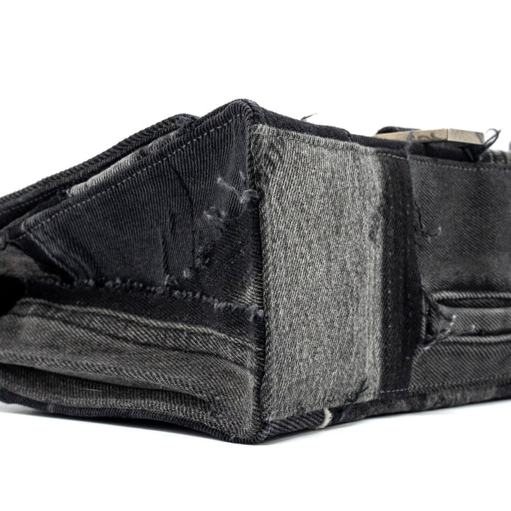 Top Quality Balenciaga medium hourglass bag limited edition denim black/multicolour SHW