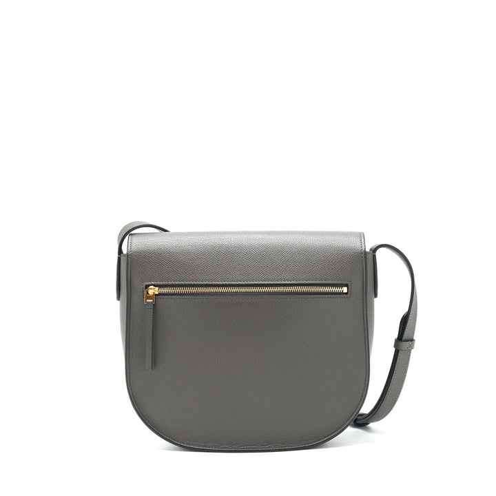 Top Quality Celine Trotteur Bag Large Grained Calfskin Grey