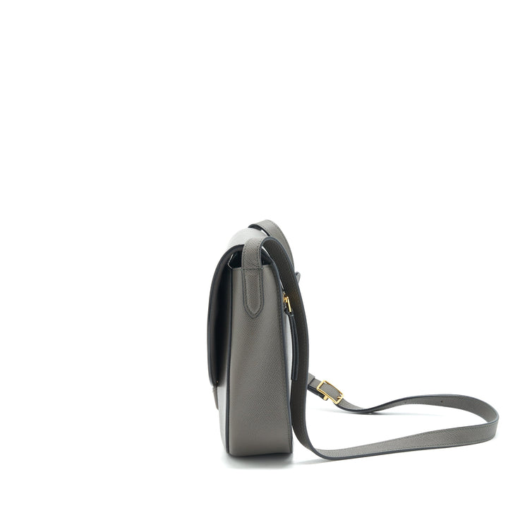 Top Quality Celine Trotteur Bag Large Grained Calfskin Grey