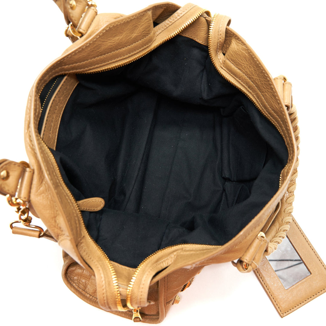 Top Quality Balenciaga GIANT CITY BAG BEIGE GHW