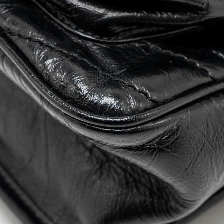 Saint Laurent/YSL Medium Niki Chain Bag Vintage Calfskin Black SHW