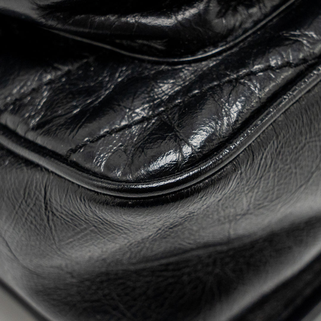 Saint Laurent/YSL Medium Niki Chain Bag Vintage Calfskin Black SHW