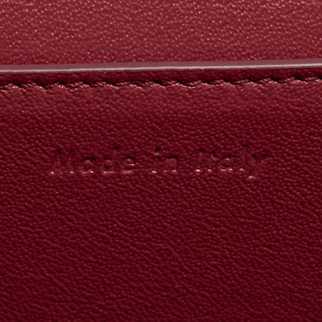 Celine Frame Bag Calfskin Ruby/Nude