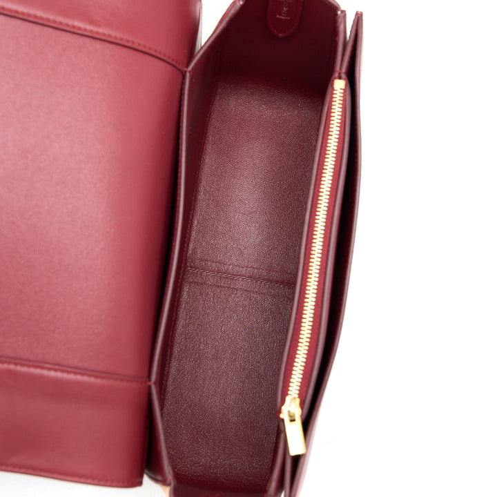 Celine Frame Bag Calfskin Ruby/Nude