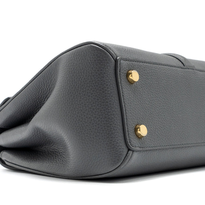 Top Quality Celine Small 16 Bag Grained Calfskin Grey