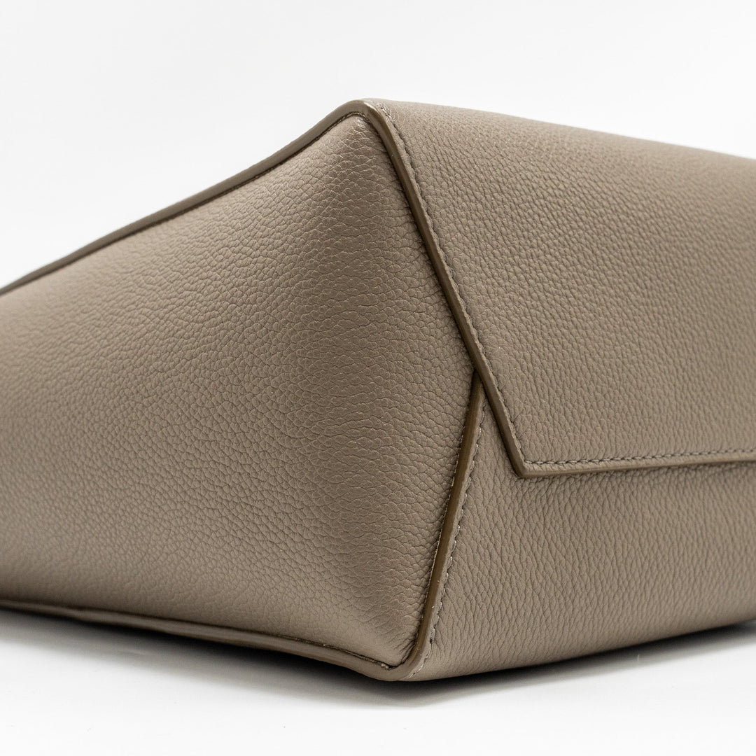 Celine Sangle Bucket Bag Calfskin Grey