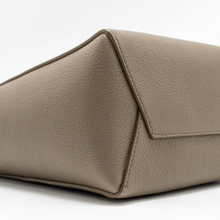Celine Sangle Bucket Bag Calfskin Grey