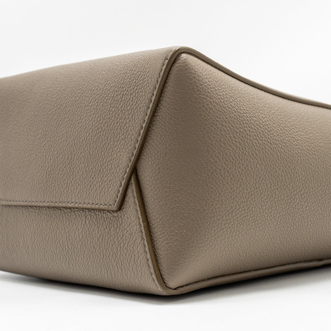 Celine Sangle Bucket Bag Calfskin Grey