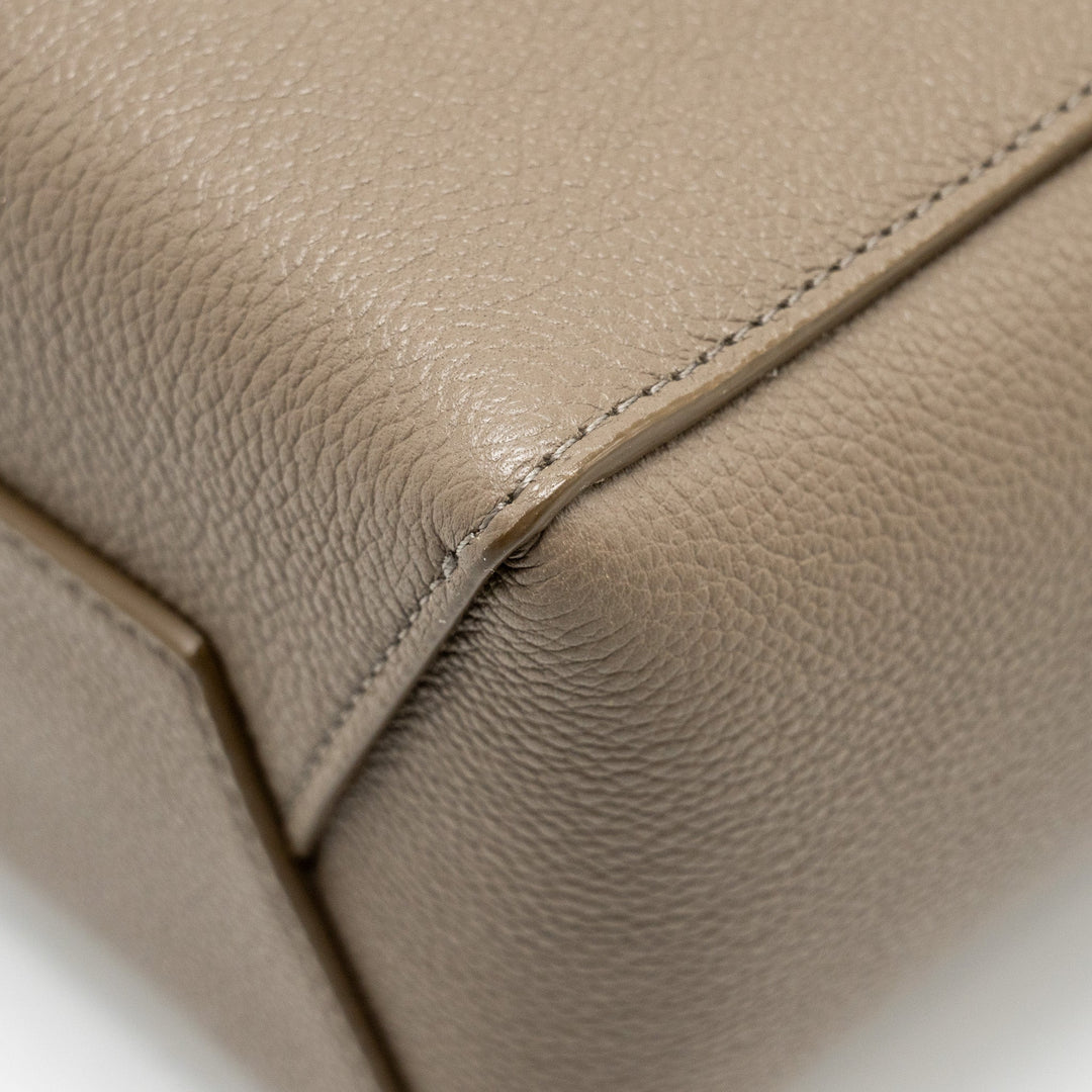 Celine Sangle Bucket Bag Calfskin Grey