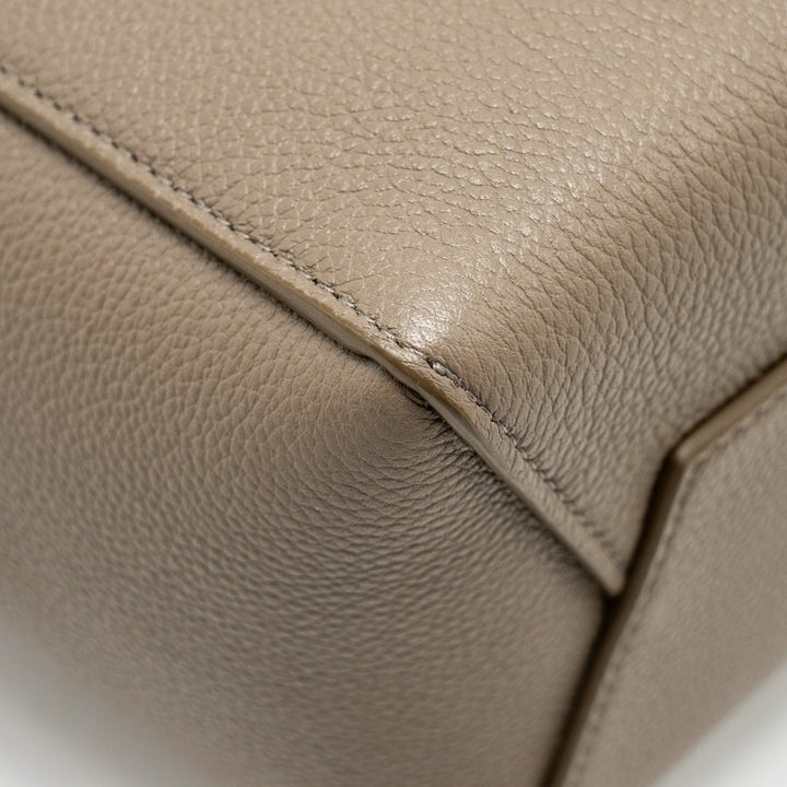 Celine Sangle Bucket Bag Calfskin Grey