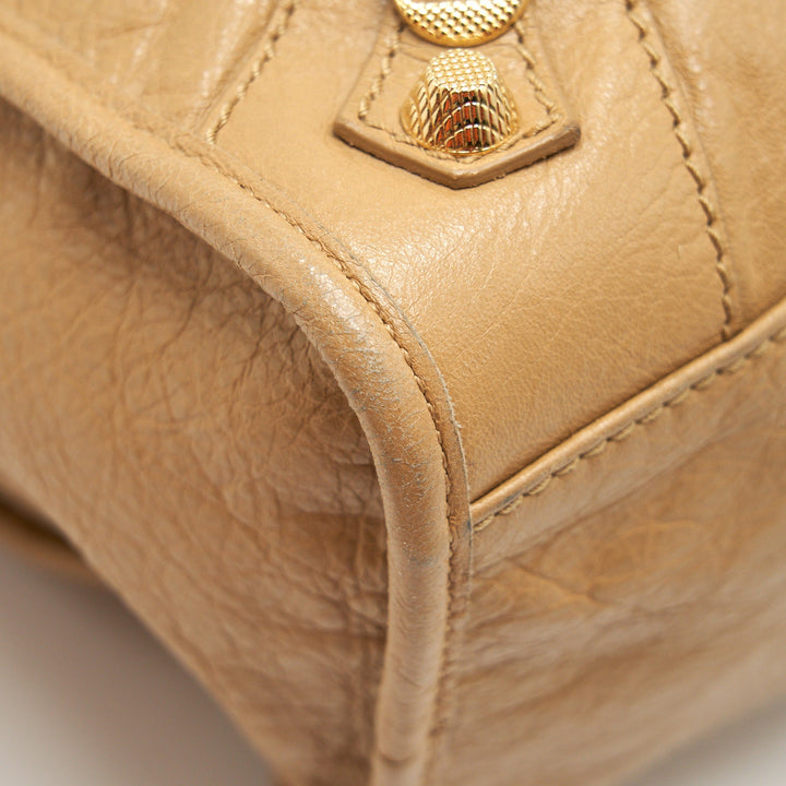 Top Quality Balenciaga GIANT CITY BAG BEIGE GHW