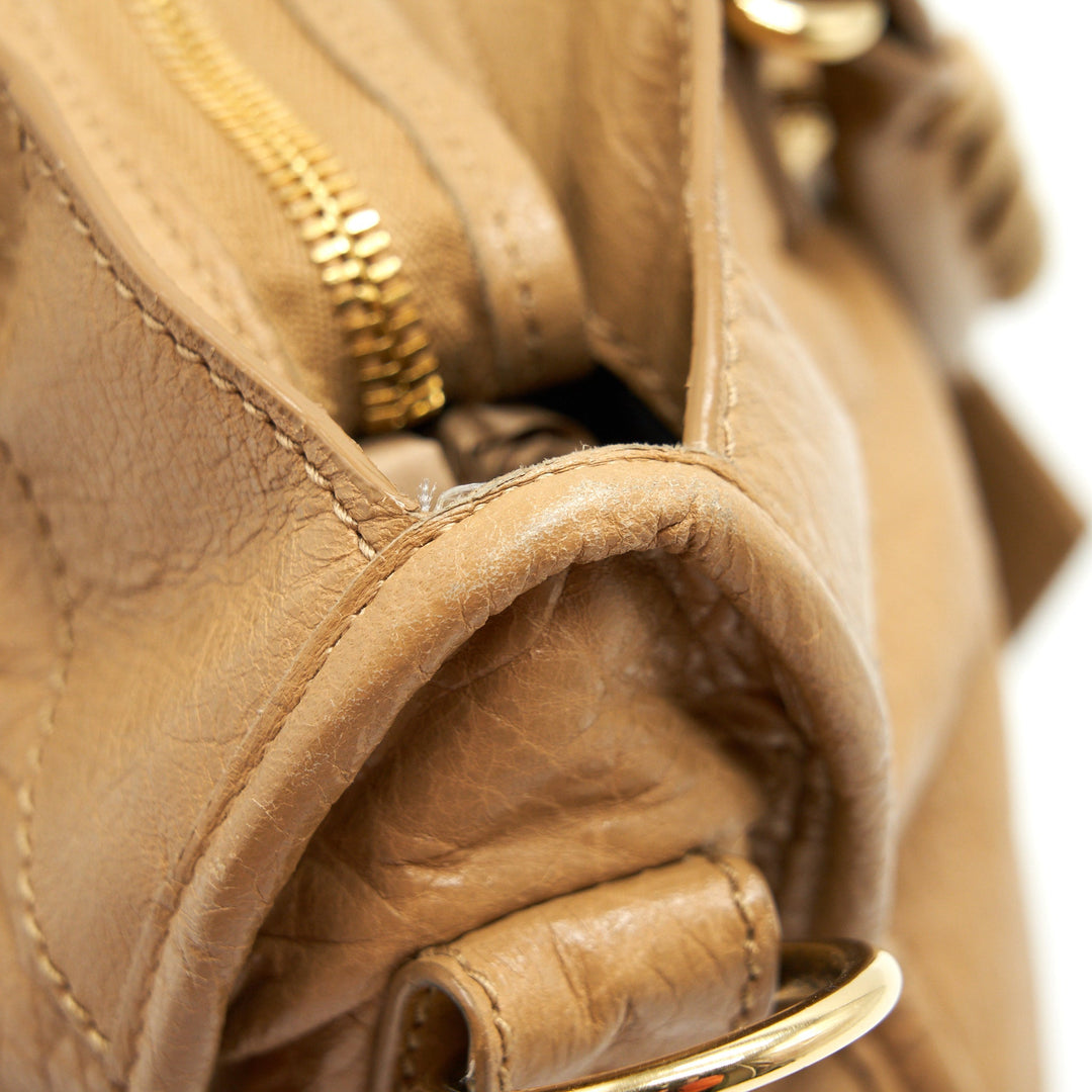 Top Quality Balenciaga GIANT CITY BAG BEIGE GHW