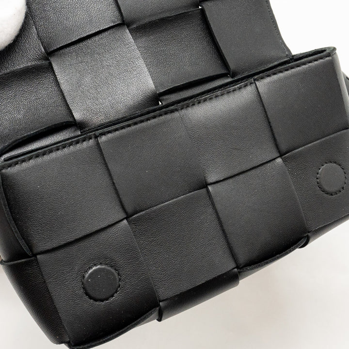 Bottega veneta Cassette Belt Bag Calfskin Black GHW