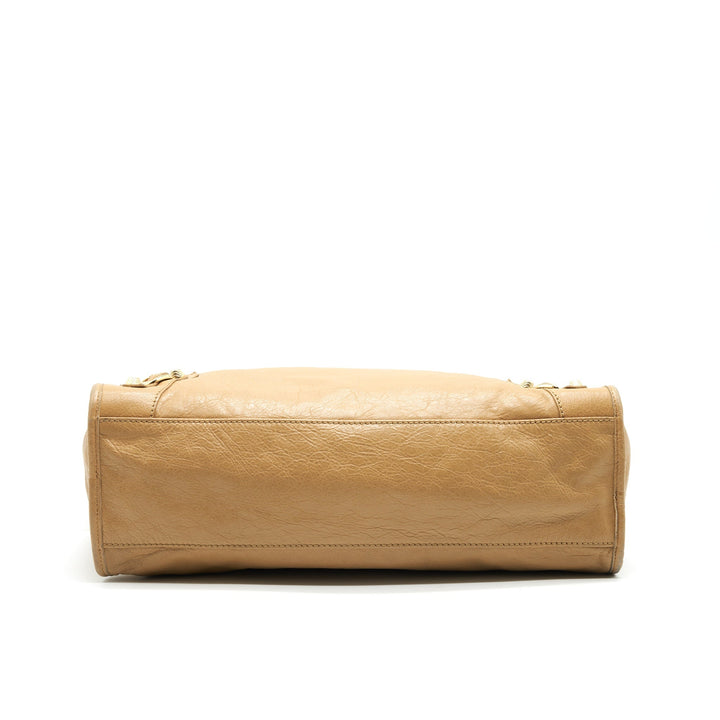 Top Quality Balenciaga GIANT CITY BAG BEIGE GHW