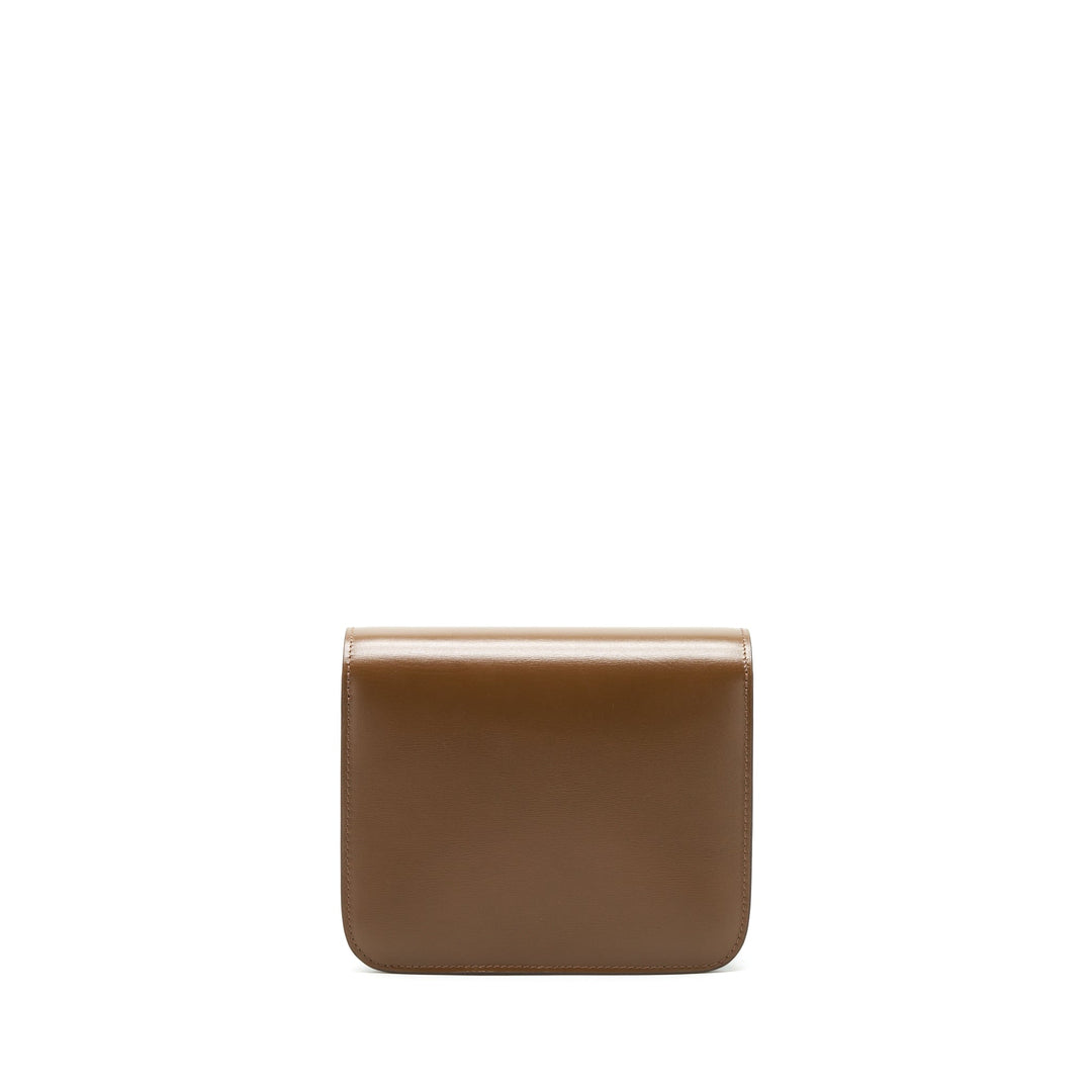 Top Quality Celine Teen Classic Box Bag Calfskin camel