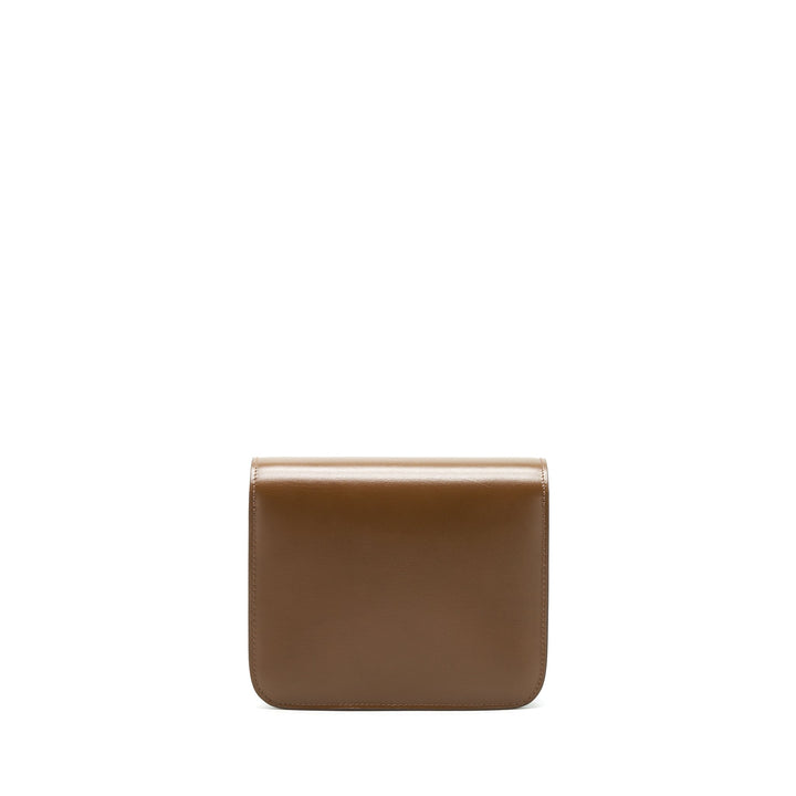 Top Quality Celine Teen Classic Box Bag Calfskin camel