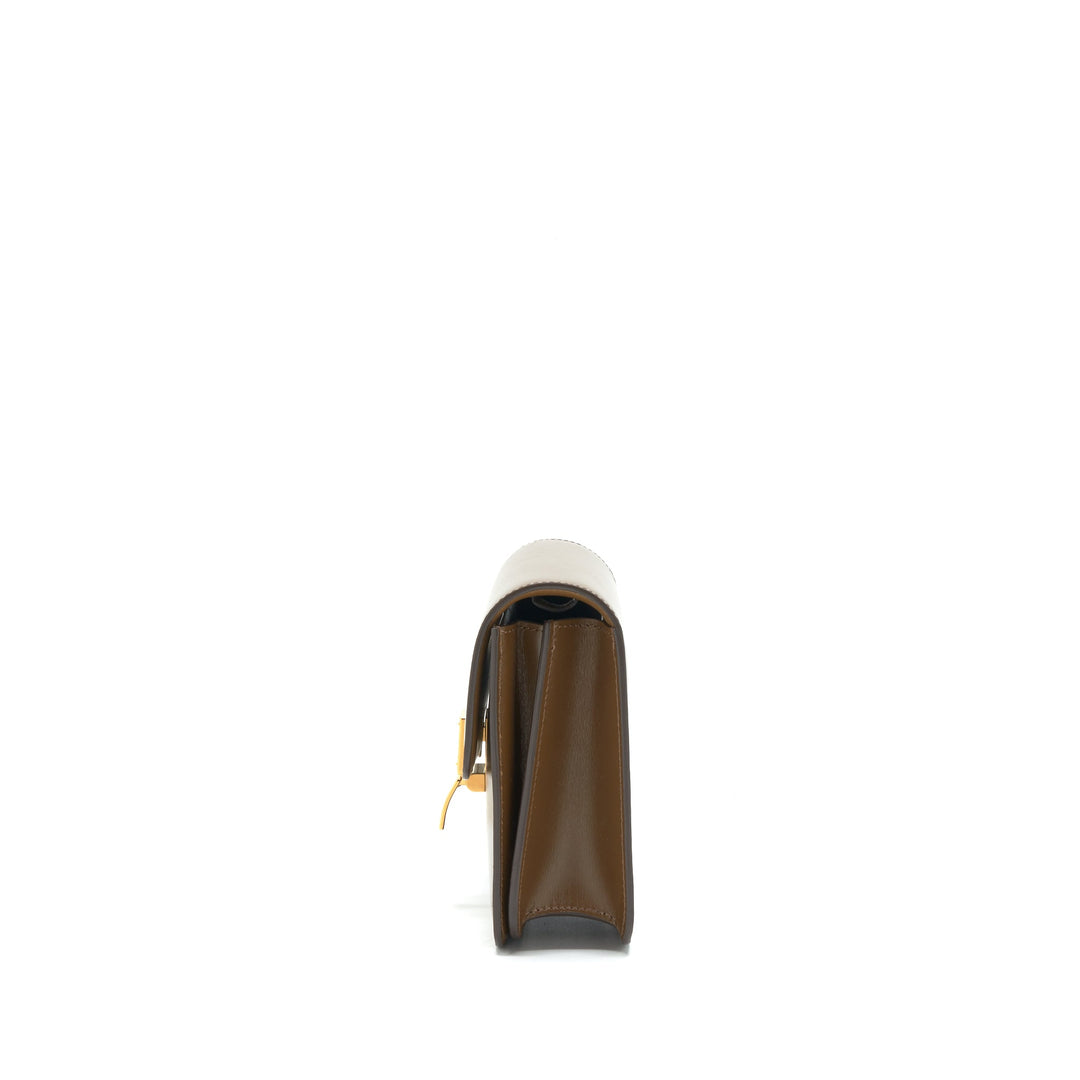 Top Quality Celine Teen Classic Box Bag Calfskin camel