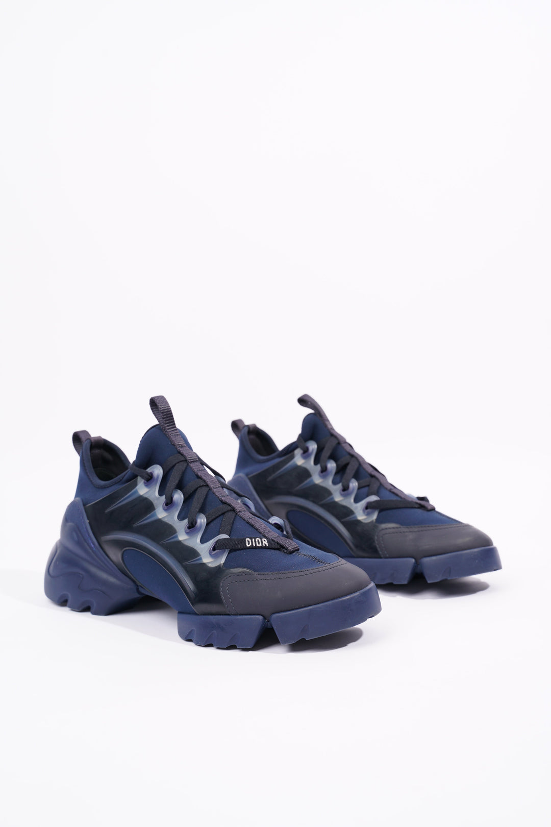 Christian Dior Womens D-Connect Navy EU 39.5 / UK 6.5