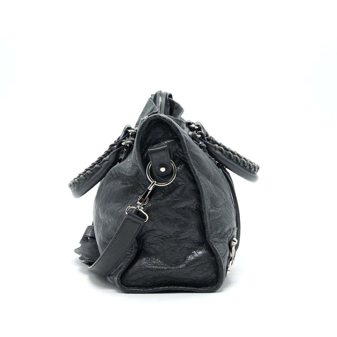 Top Quality Balenciaga Medium Giant City Bag Grey with SHW
