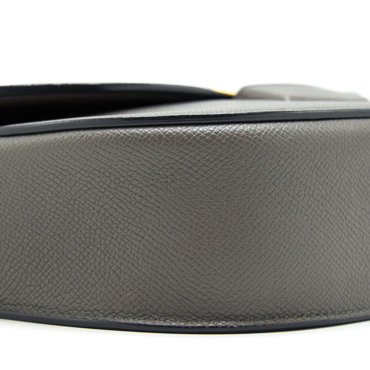 Celine Trotteur Bag Large Grained Calfskin Grey