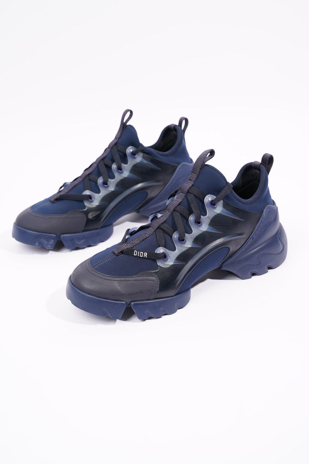 Christian Dior Womens D-Connect Navy EU 39.5 / UK 6.5