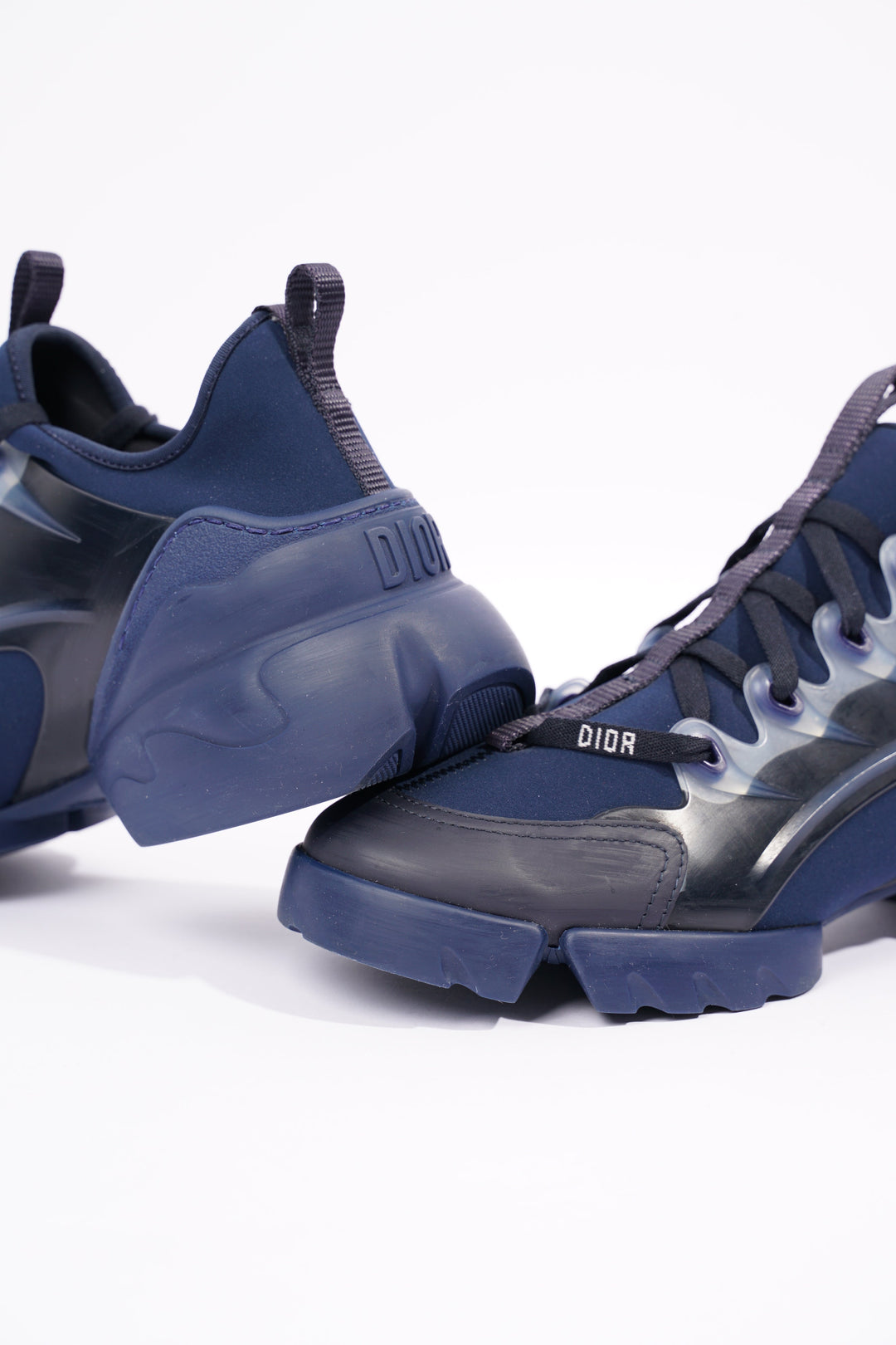 Christian Dior Womens D-Connect Navy EU 39.5 / UK 6.5