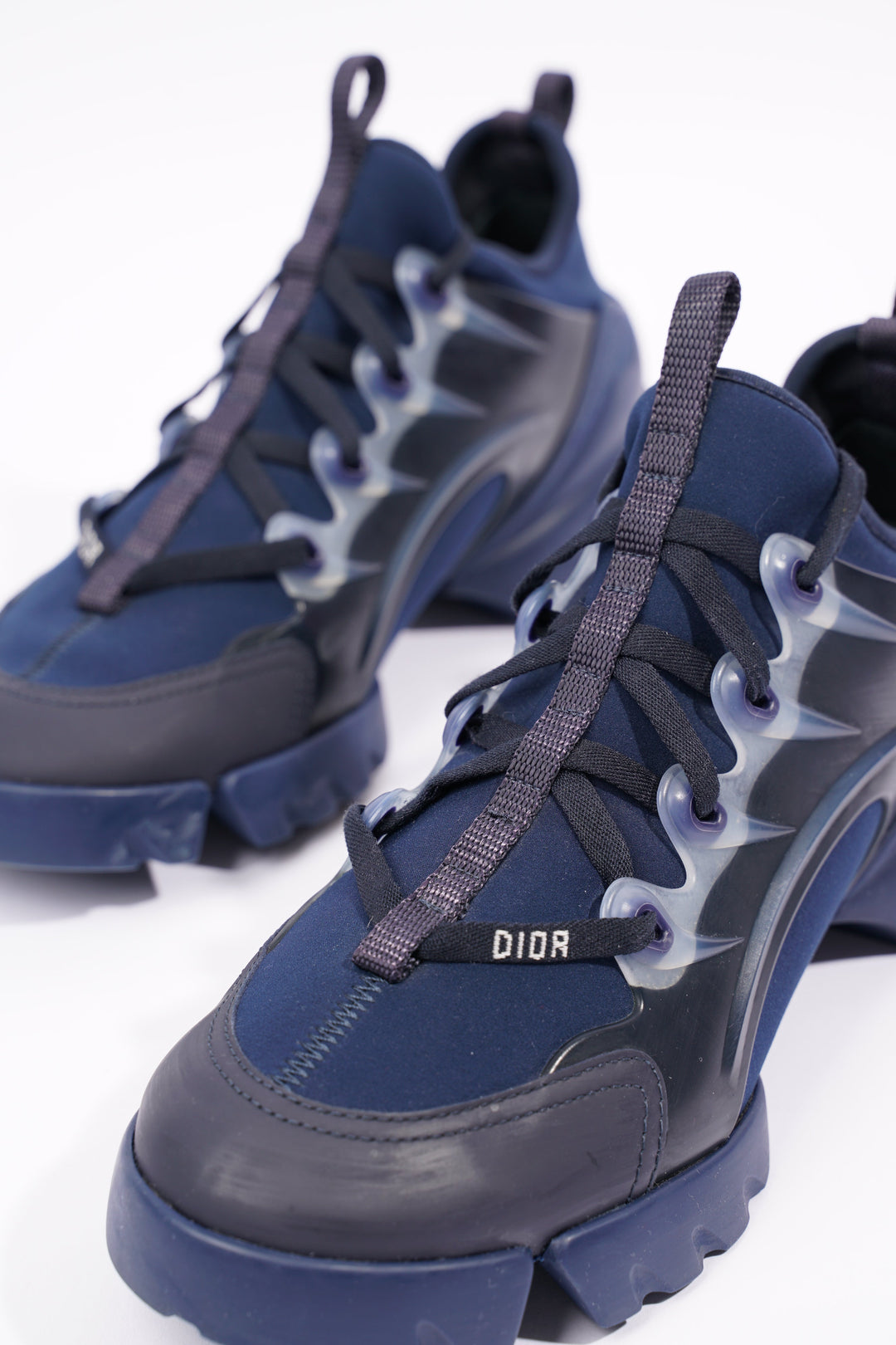 Christian Dior Womens D-Connect Navy EU 39.5 / UK 6.5