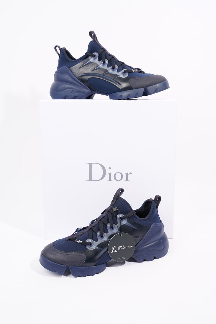 Christian Dior Womens D-Connect Navy EU 39.5 / UK 6.5