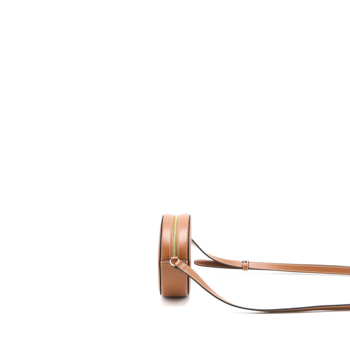 Celine Crossbody Oval Purse Cuirass Triomphe Smooth Calfskin Tan