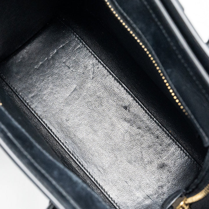 Celine Nano Luggage Bag Multi Colour blue/dark blue/black