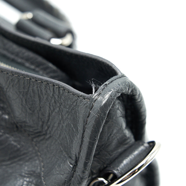 Top Quality Balenciaga Medium Giant City Bag Grey with SHW