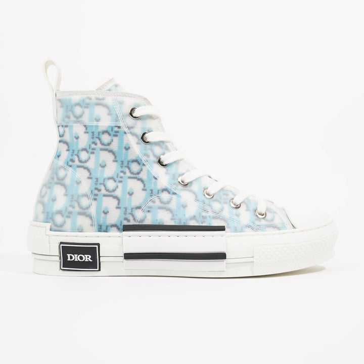 Christian Dior Womens B23 White Blue EU 38 / UK 5