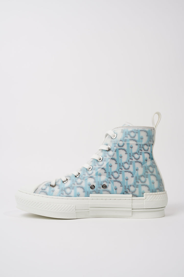 Christian Dior Womens B23 White Blue EU 38 / UK 5