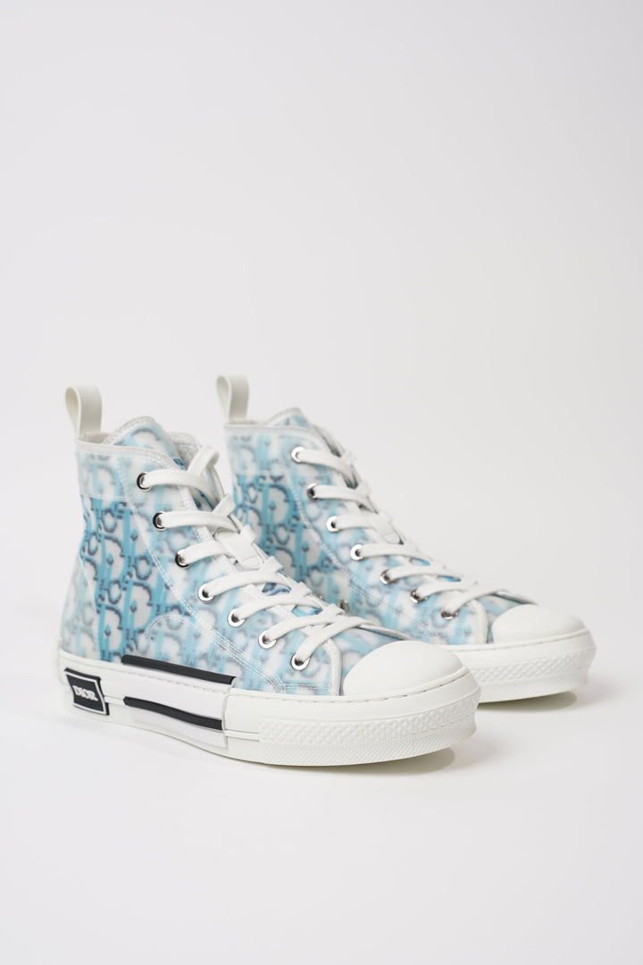 Christian Dior Womens B23 White Blue EU 38 / UK 5
