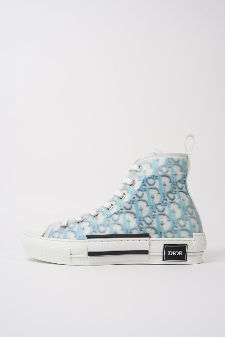 Christian Dior Womens B23 White Blue EU 38 / UK 5