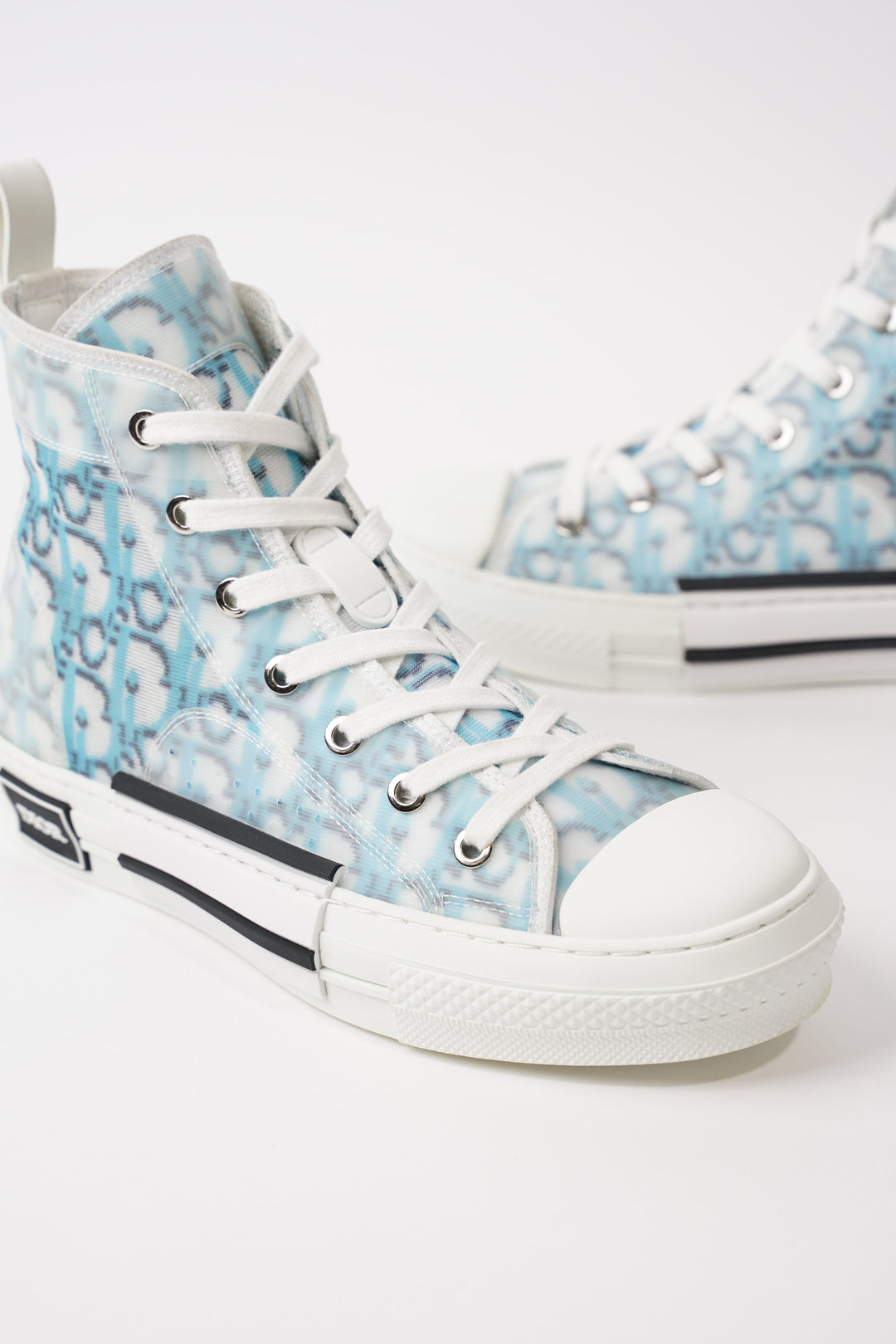 Christian Dior Womens B23 White Blue EU 38 / UK 5