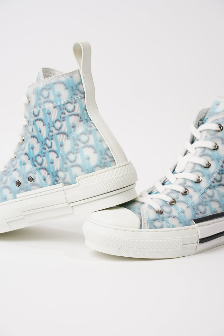 Christian Dior Womens B23 White Blue EU 38 / UK 5