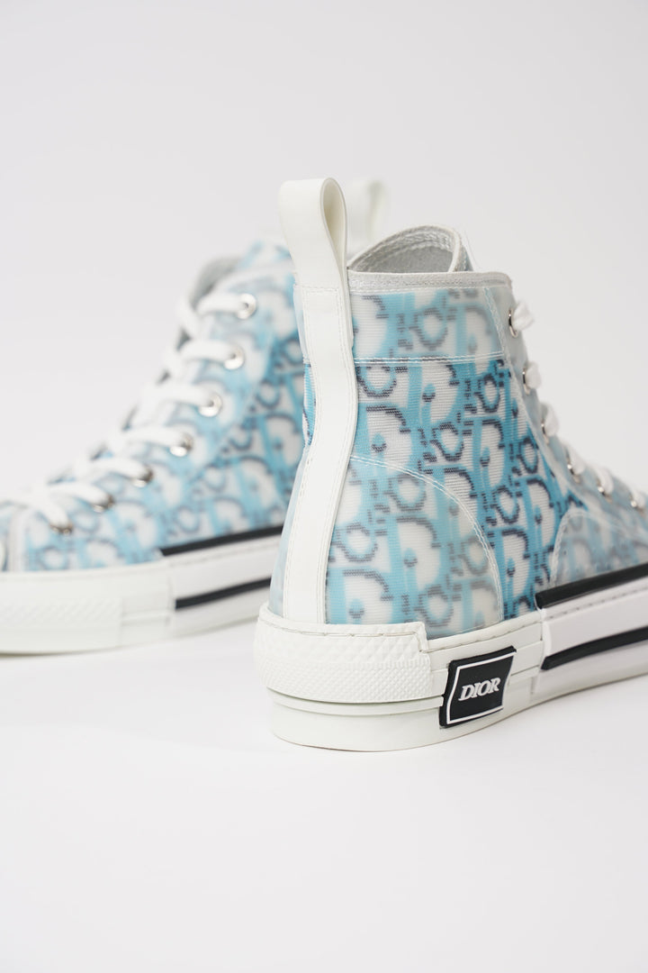 Christian Dior Womens B23 White Blue EU 38 / UK 5