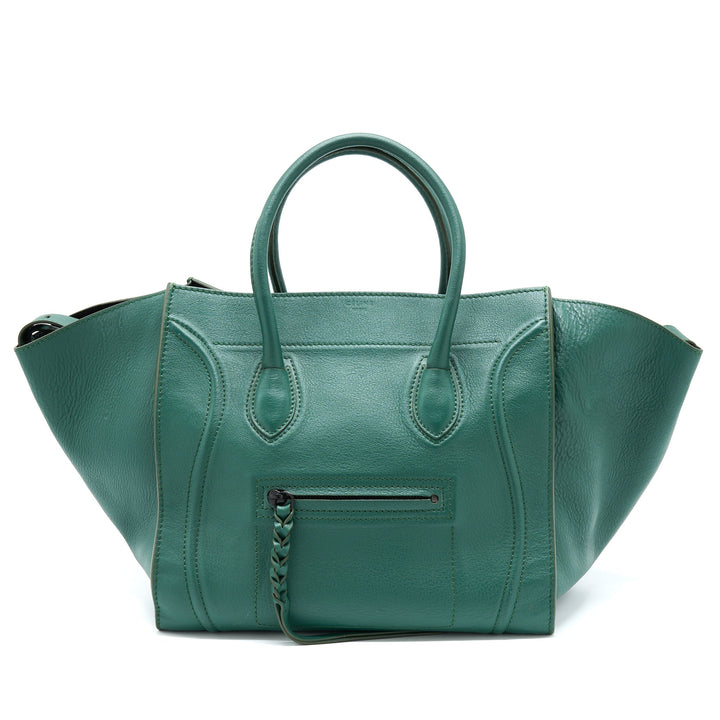 Top Quality Celine Phantom Tote Bag Dark Green