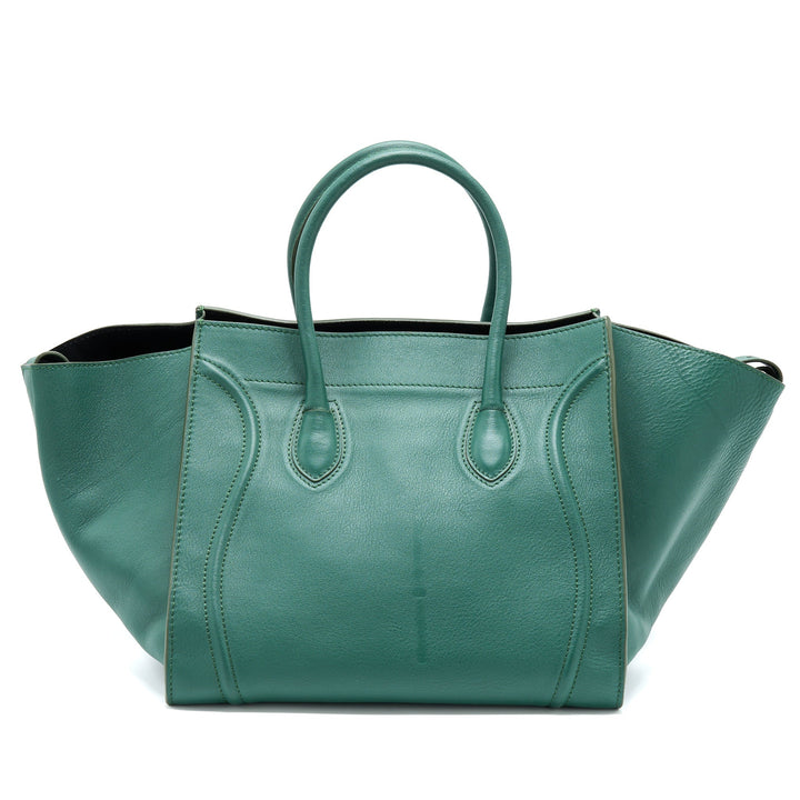 Top Quality Celine Phantom Tote Bag Dark Green