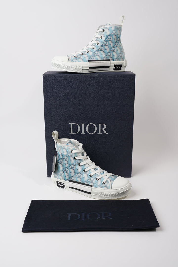Christian Dior Womens B23 White Blue EU 38 / UK 5