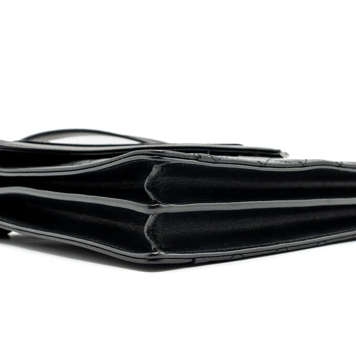 Saint laurent gaby satchel bag lambskin black GHW