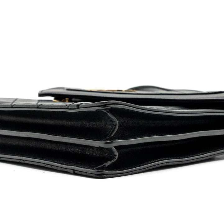 Saint laurent gaby satchel bag lambskin black GHW