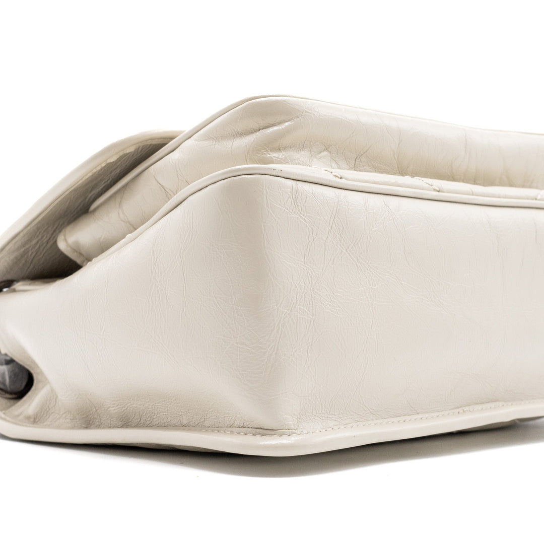 Saint laurent medium Niki calfskin blanc SHW