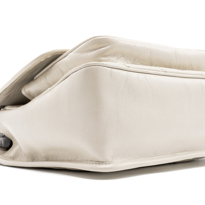 Saint laurent medium Niki calfskin blanc SHW