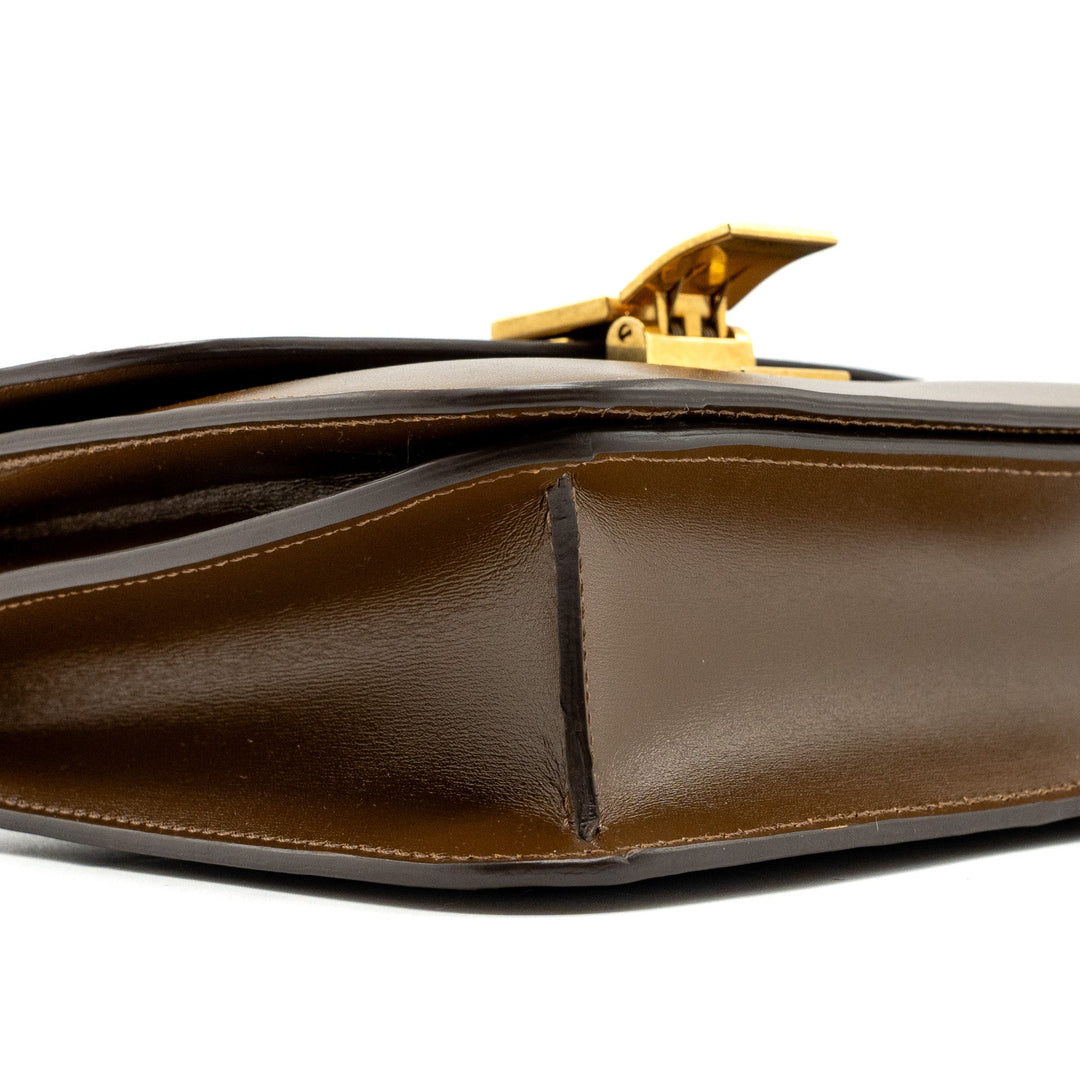 Top Quality Celine Teen classic box bag calfskin brown