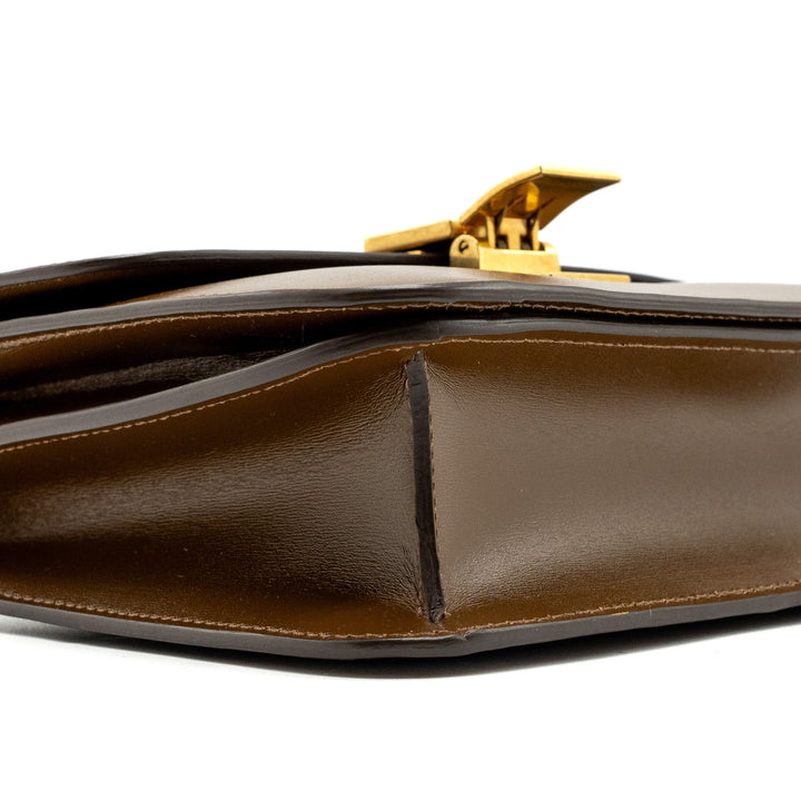 Top Quality Celine Teen classic box bag calfskin brown