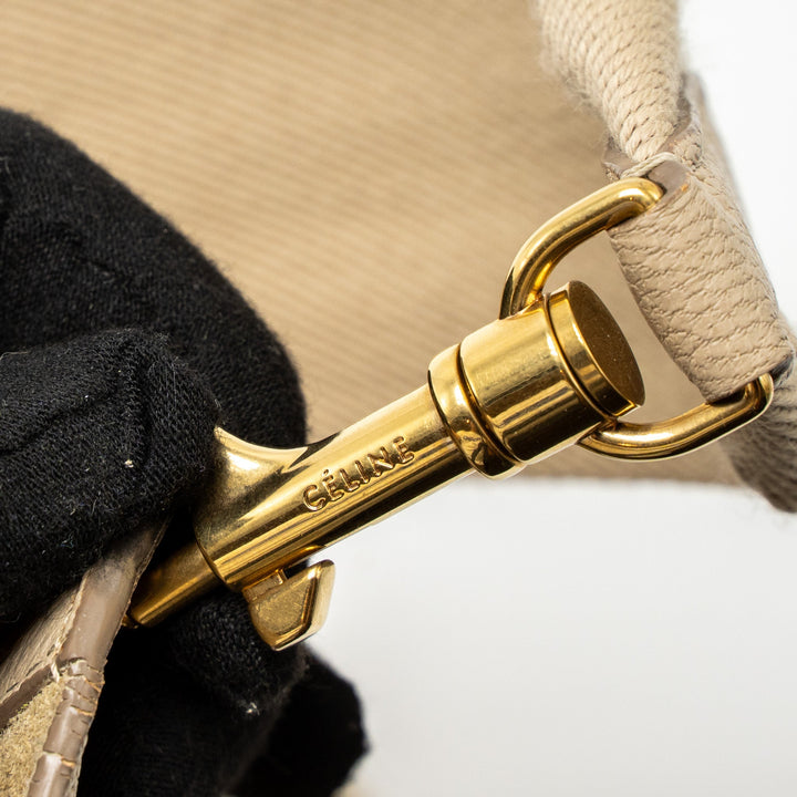 Celine Sangle Bucket Bag Calfskin Beige